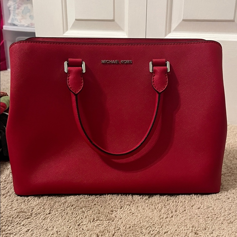 Michael Kors Vibrant Red Satchel